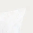 Homla, Jakad, pościel, bawełniana żakardowa biało-beżowa, 160-200 cm