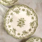 Homla, Lourry, talerz, obiadowy zielony, 27 cm