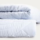 Homla, Marey, narzuta, błękitna z pikowaniem fala, 200-220 cm