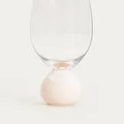 Homla, Pallora, kieliszek, z mleczną beżową kulą, 0,4l