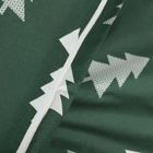 Homla, Pema, pościel, z mikrofibry w choinki zielona, 160-200 cm