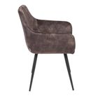 Homla, Satori, krzesło, brązowe, 58-62-79 cm