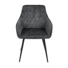 Homla, Satori, krzesło, grafitowe, 58-62-79 cm