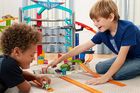Hot Wheels, Mega Garaż, światła i dźwięki, zestaw z pojazdami