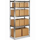 Humberg, regał magazynowy, metalowy, srebrny, 183-90-40 cm, HR-853