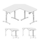 Huzaro, Hero 7.3 White, biurko gamingowe z regulacją wysokości