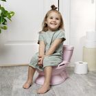 InGenuity, My Size Potty PRO, toaleta dziecięca z dźwiękiem 2w1, nocnik, różowa