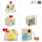 Janod, kostka sensoryczna, drewniana