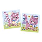 Janod, My arts & crafts, Zwierzęta, piankowe naklejki, multizestaw kreatywny