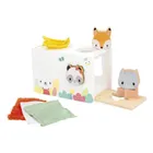 Janod, Pure, sorter drewniany, pudełko sensoryczne z chusteczkami