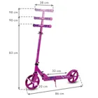 Kidwell, Blast, hulajnoga składana, Dark Pink