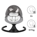 Kidwell, Luxi, bujaczek leżaczek 2w1, elektryczny, dark melange/black