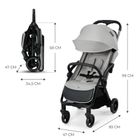 Kinderkraft, Apino, wózek spacerowy, Dove Grey