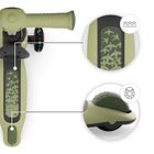 Kinderkraft, Halley 2, hulajnoga 3-kołowa, balansowa 2w1, LED, Grassland Green