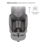 Kinderkraft, I-Fix, fotelik samochodowy, 61-150 cm, grey