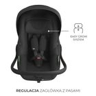 Kinderkraft, I-Lite, fotelik samochodowy, nosidełko, Graphite Black, 40-86 cm