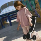 Kinderkraft, Raket, hulajnoga 3-kołowa LED, Beige