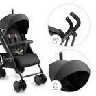 Kinderkraft, Siesta 2, wózek spacerowy, midnight black