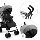 Kinderkraft, Siesta 2, wózek spacerowy, moonlight grey