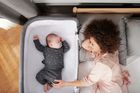 Kinderkraft, Uno Up, łóżeczko dostawne, Grey Melange