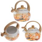 Kinghoff, czajnik emaliowany z gwizdkiem, 2l, KH-3700