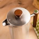 Kinghoff, stalowy zaparzacz tłokowy do kawy, herbaty, 1l, kh-1995