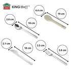 Kinghoff, zestaw sztućców w etui do lunch boxów, kh-1954