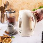 Klausberg, czajnik elektryczny, kremowy, 1,2l, KB-9002