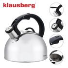 Klausberg, czajnik z gwizdkiem, stalowy, 2,5l, KB-7910