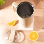 Klausberg, kubek termiczny, z rączką i słomką, stalowy, 1100 ml, kb-7944