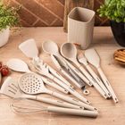 Klausberg, zestaw 12 silikonowych przyborów kuchennych w stojaku, kb-9012