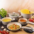 Klausberg, zestaw garnków marmurkowych, 12 elementów, kb-7967