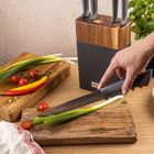 Klausberg, zestaw noży w bloku akacjowym, kb-7979