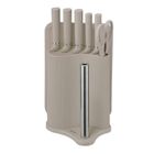 Klausberg, zestaw noży w stojaku z deską i chwytem na ręcznik, kb-7978