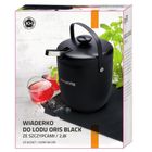 Könighoffer, Ori, wiaderko do lodu ze szczypcami, black, 2,8l