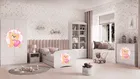 Kocot Kids, Babydreams, łóżko z szufladą, białe, miś motylki, 80-160 cm