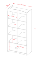 Kocot Kids, Julia, regał, biały
