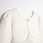 Komplet dziewczęcy, Sukienka, Bolerko, ecru, Nicol