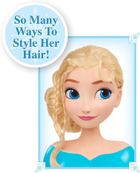 Kraina Lodu, Elsa, głowa do stylizacji, zestaw ze szczotką