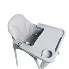 Krzesełko do karmienia, regulowane, szary