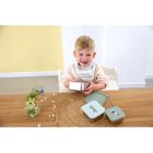 Lassig, Tiny Team, Piesek, snackbox ze stali nierdzewnej, pojemnik na przekąski, 3 szt.