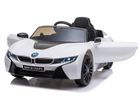 Lean Cars, BMW i8 Coupe, pojazd na akumulator, biały