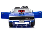 Lean Cars, Dodge Charger R/T, pojazd na akumulator, DLS-K12 24V7Ah, niebieski