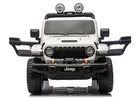 Lean Cars, Jeep Rubicon, pojazd na akumulator 4-4, DK-JWR556 4-200W 24V, biały