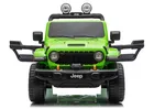 Lean Cars, Jeep Rubicon, pojazd na akumulator 4-4, DK-JWR556 4-200W 24V, zielony