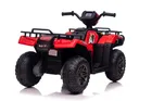 Lean Cars, quad, pojazd na akumulator, czerwony