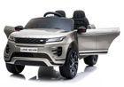 Lean Cars, Range Rover Evoque, pojazd na akumulator, srebrny, lakierowany