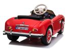 Lean Toys, BMW Retro, pojazd na akumulator, czerwony lakierowany