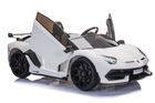 Lean Toys, Lamborghini Aventador SX2028, pojazd na akumulator, biały