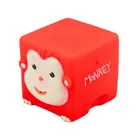 Lean Toys, miękkie klocki edukacyjne, zwierzątka, 6 szt.